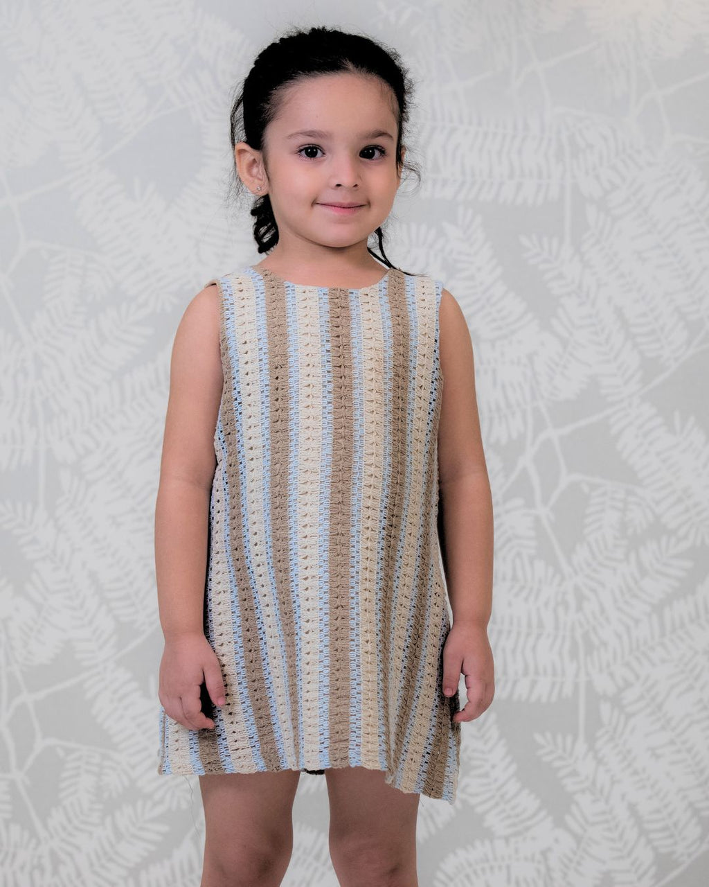 Girls Cotton Crochet Riviera Charm Dress