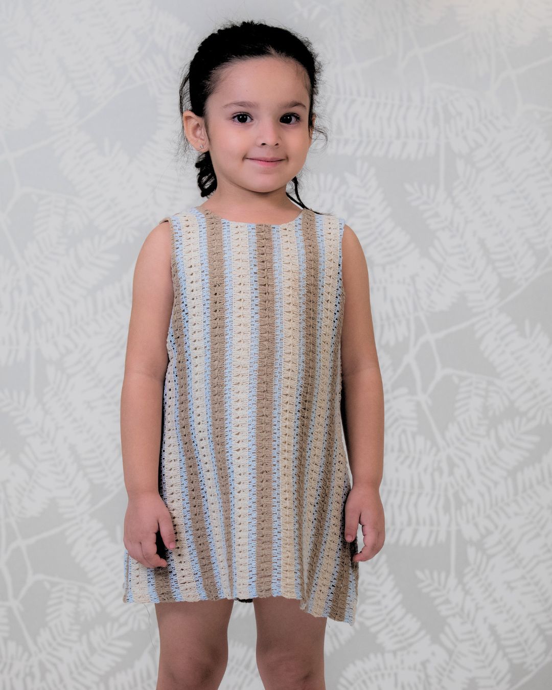 Girls Cotton Crochet Riviera Charm Dress