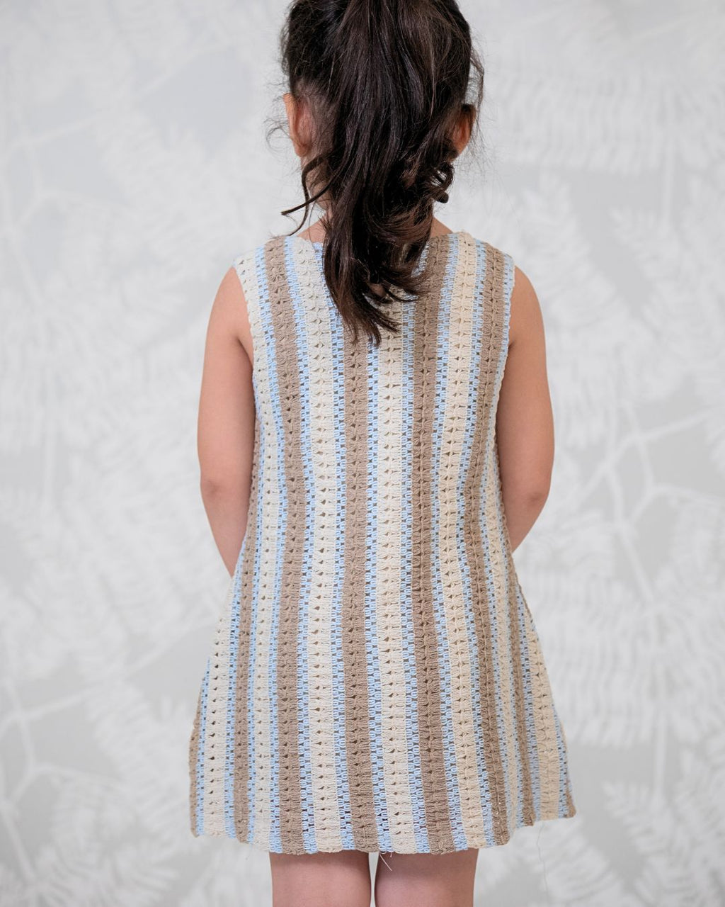 Girls Cotton Crochet Riviera Charm Dress