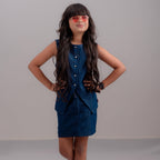 Mini Denim Utility Co-ord Set