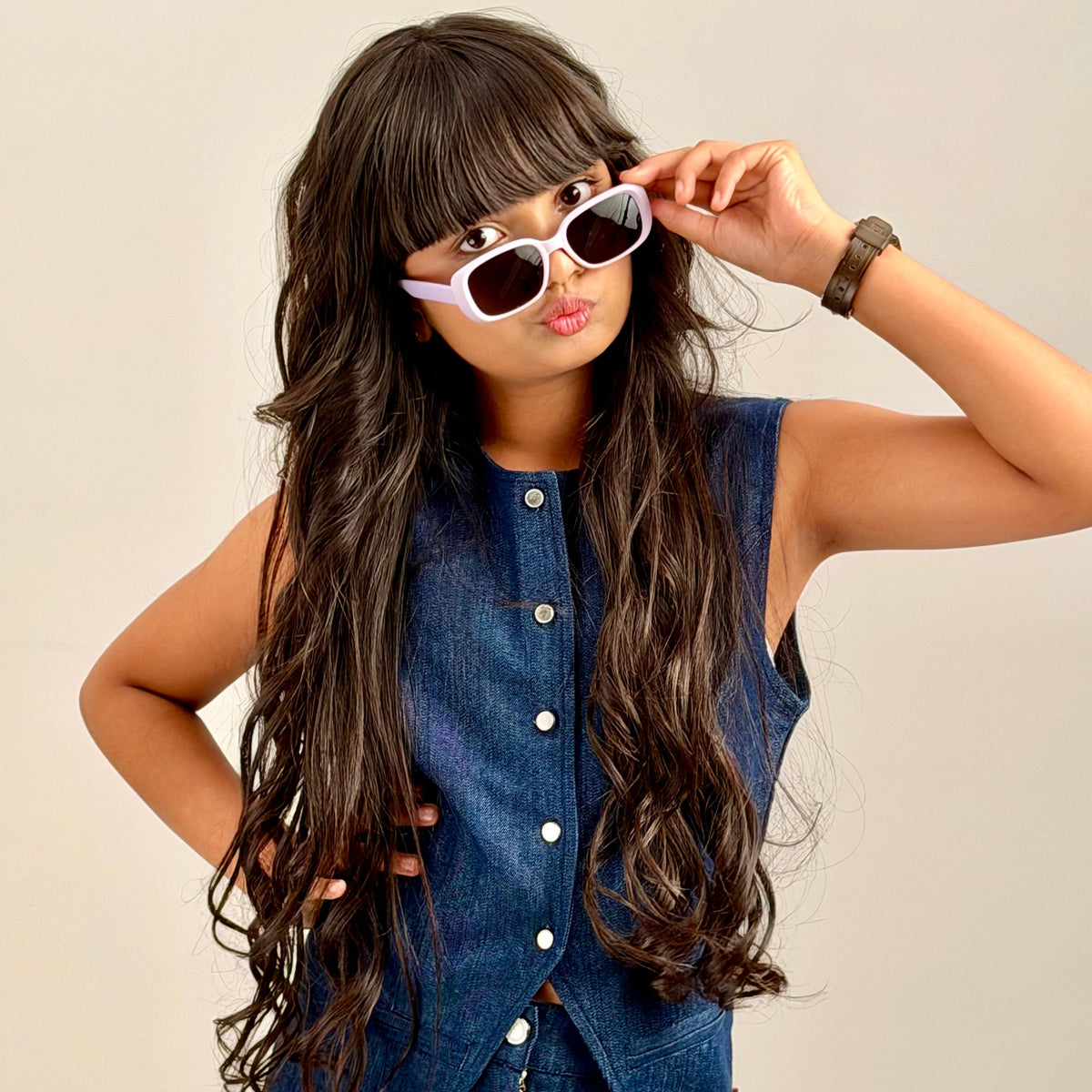 Mini Denim Utility Co-ord Set