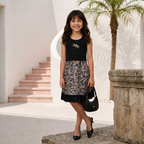 Girls Printed Knee-Length Skirt | Modern Heirloom Skirt - The Orikai