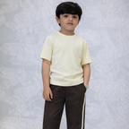 Boys Soft Cotton Athleisure Set - Skyline Stripes