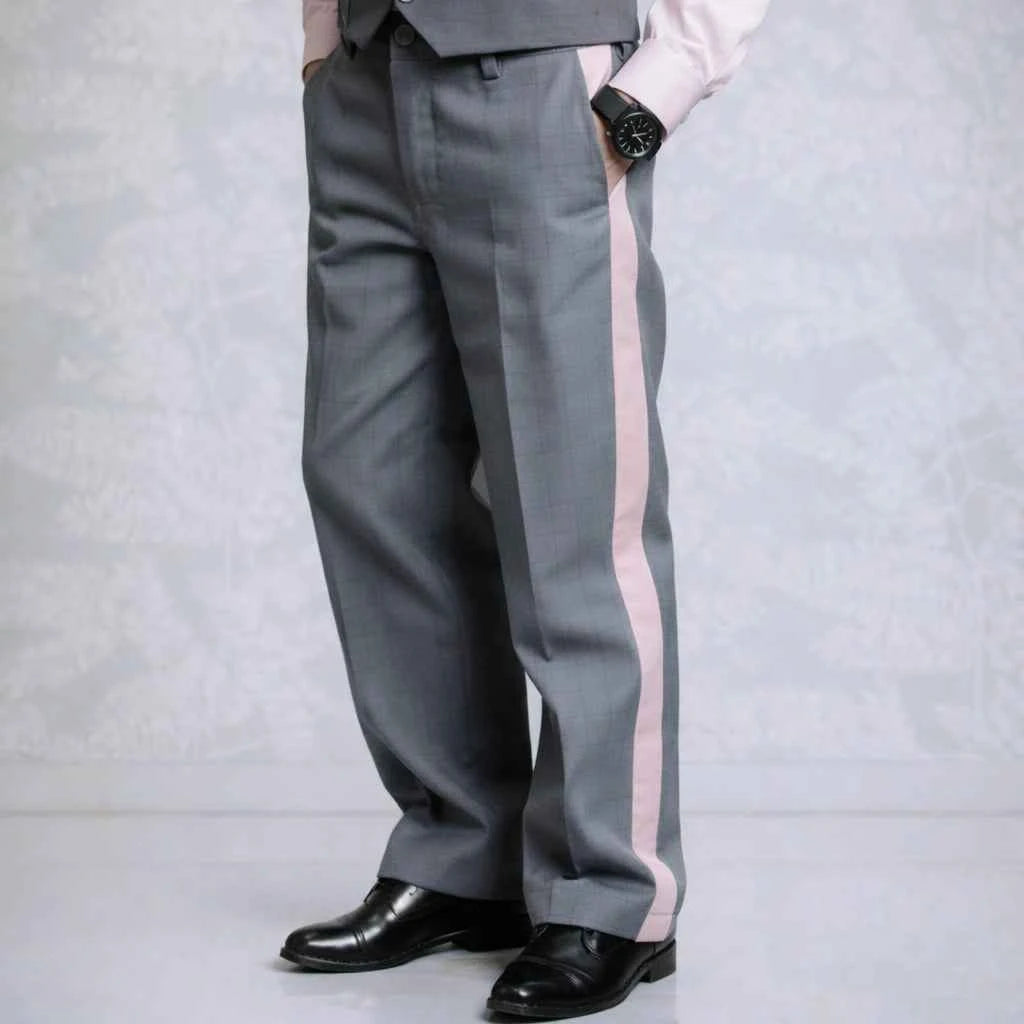Formal Checkered Pants - Ribbon Run