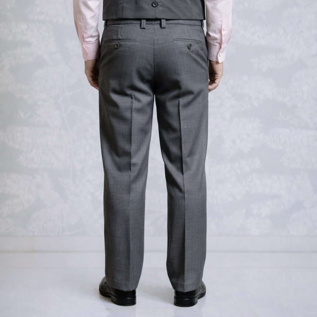 Formal Checkered Pants - Ribbon Run