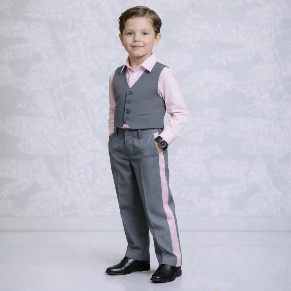 Formal Checkered Pants - Ribbon Run