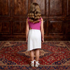 Girls pink dress with soft fabric and lining 