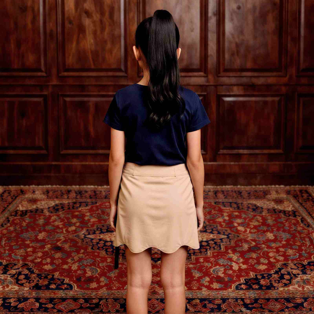 Girls Cotton Soft Serve Skirt - The Orikai