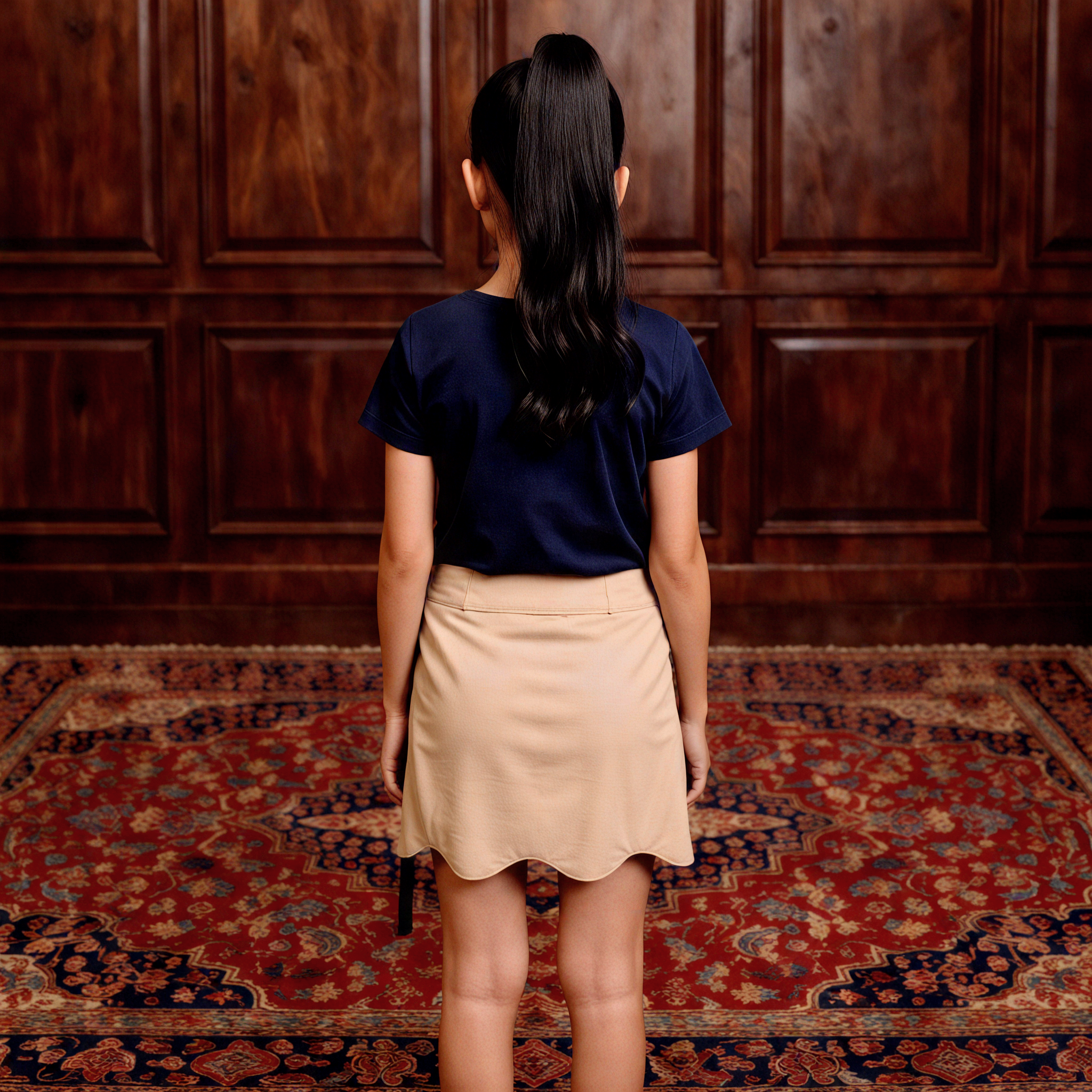 Girls Cotton Soft Serve Skirt