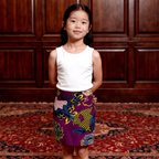 Girls Printed Pencil Skirt - Graphic Grace