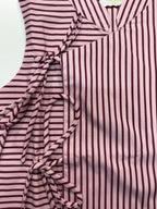 Girls Cotton Asymmetric Wrap Design Top