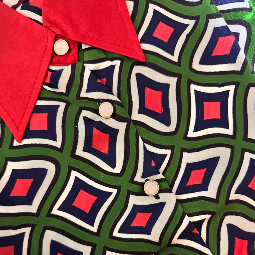 Girls Retro Print Co-ord Set