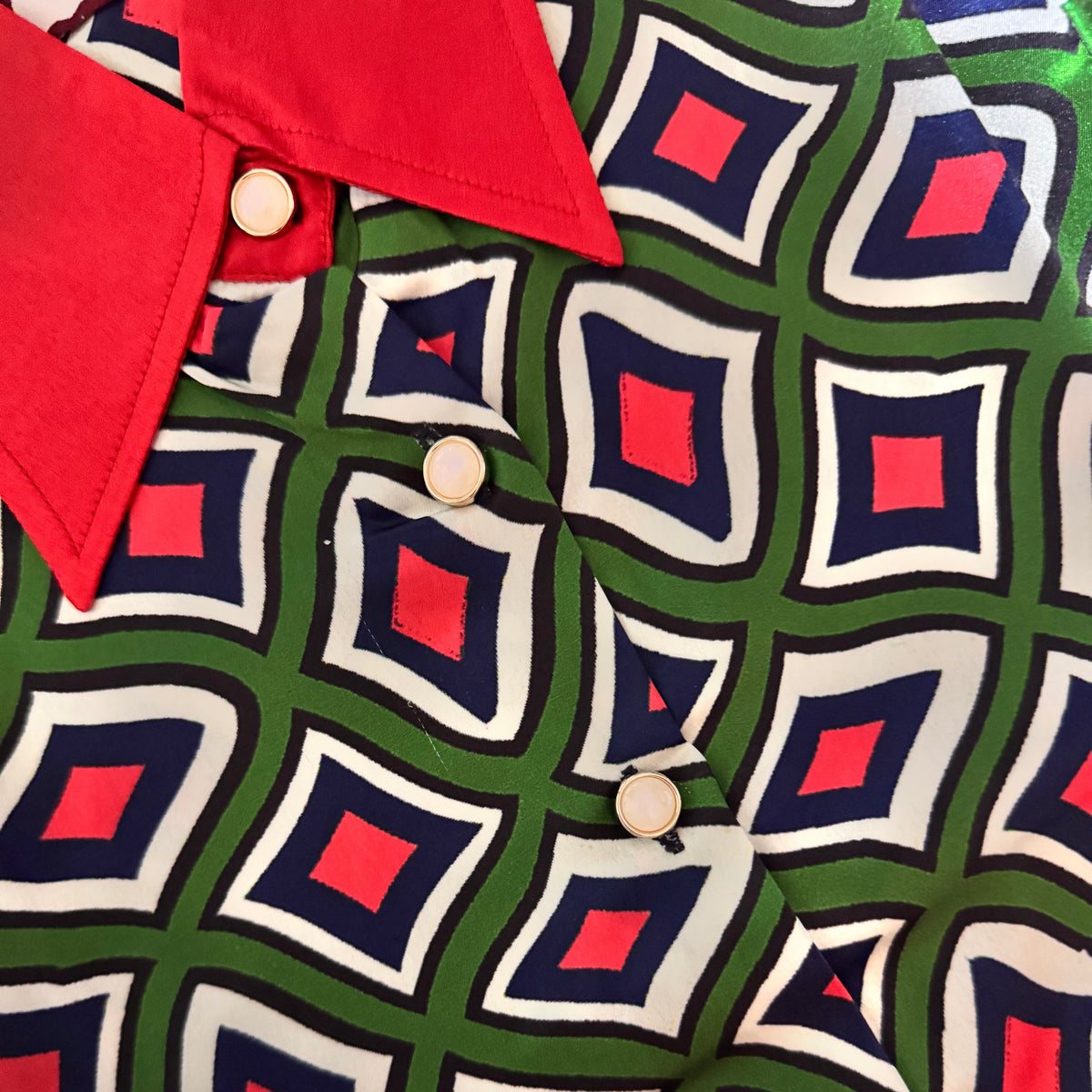 Girls Retro Print Co-ord Set