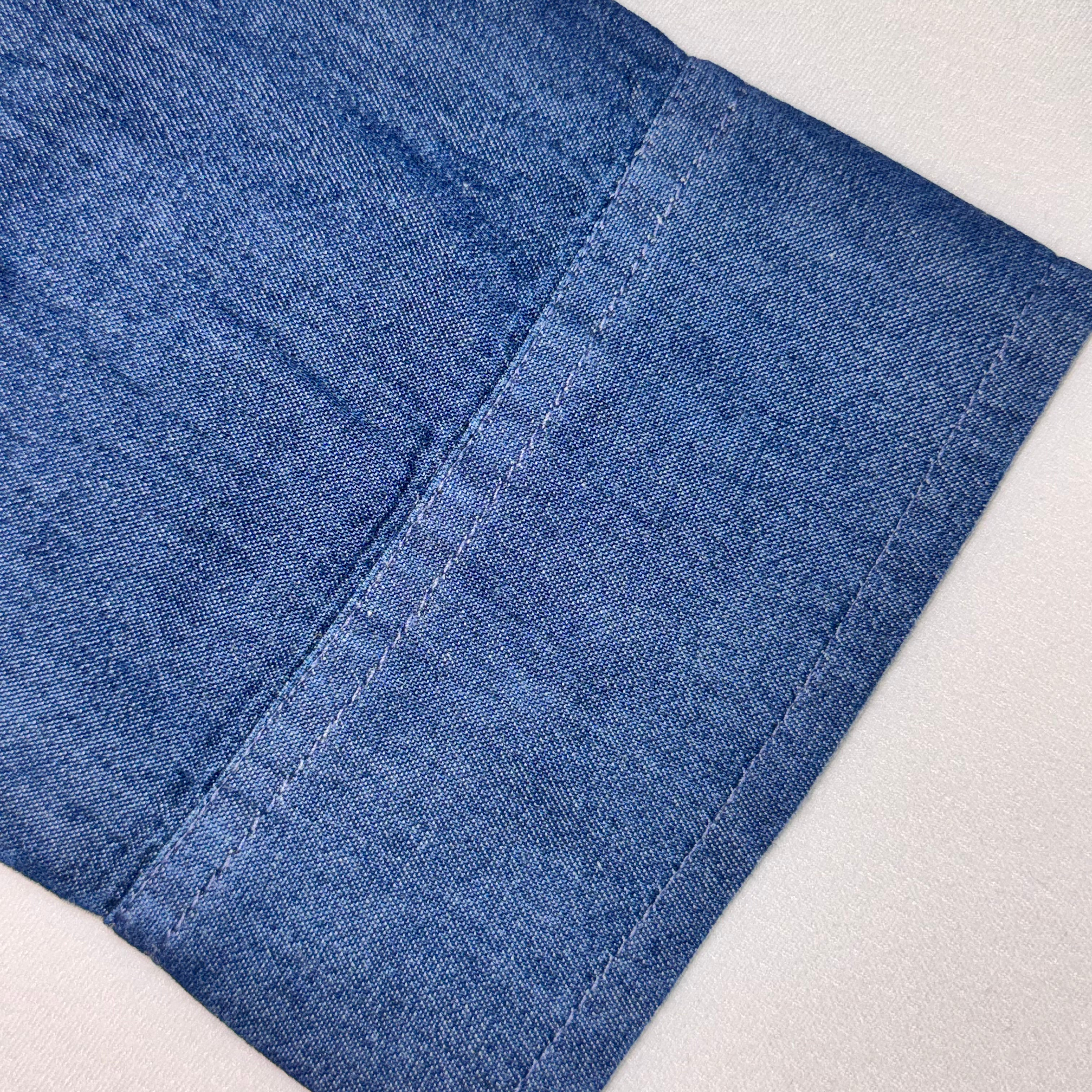 Boys 100% Cotton Ruffled Western Denim Shirt