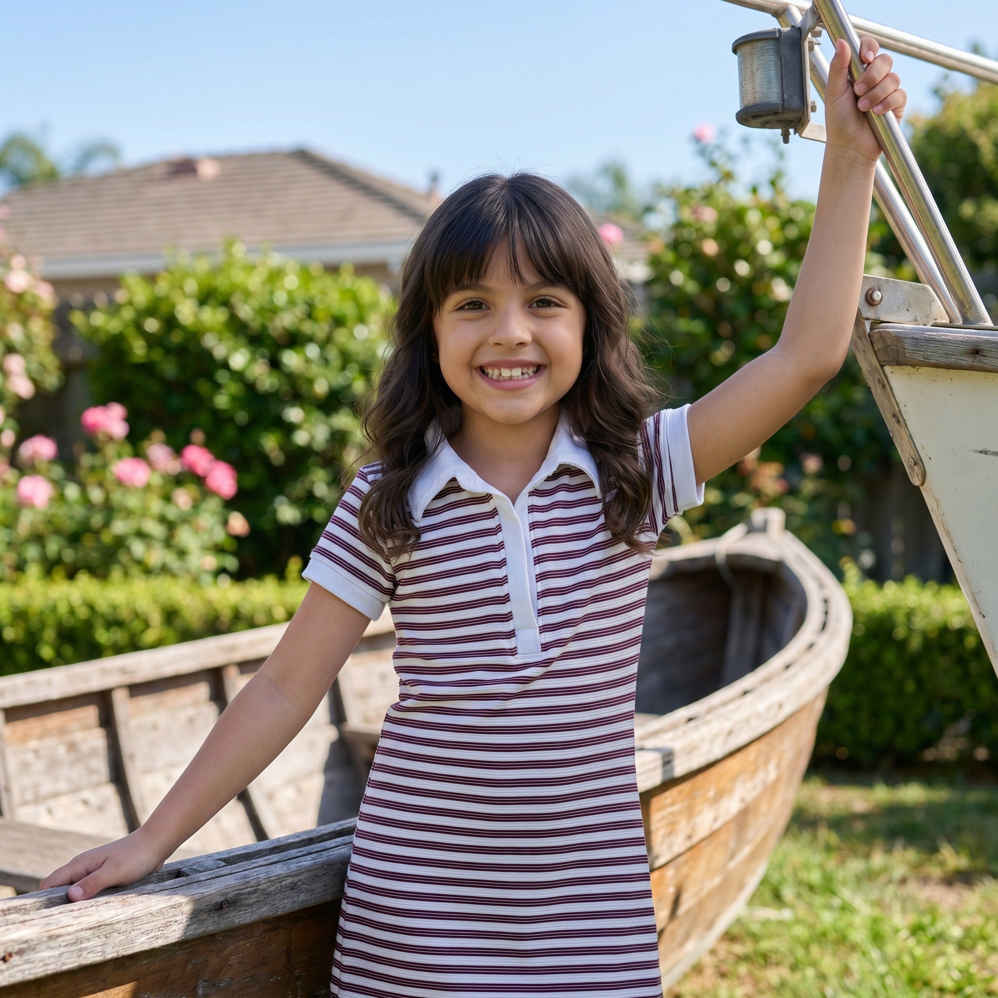 Future Tennis Champion | Girls Knee Length Polo Dress