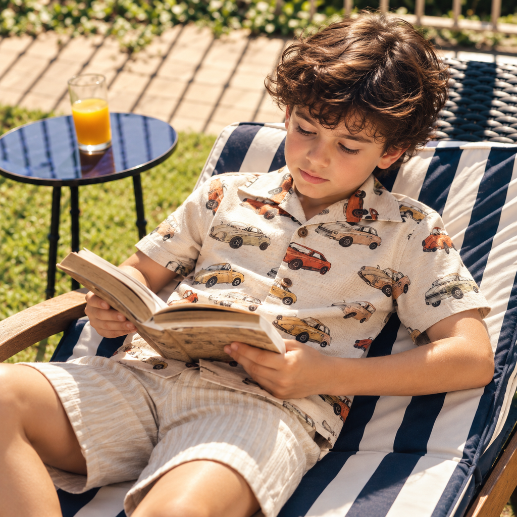 Boys Printed Co-Ord Set | Crazy Cars