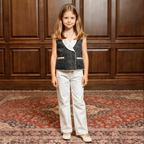 sleeveless black top for girls 