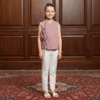 100% cotton Soft comfortable tops for girls 