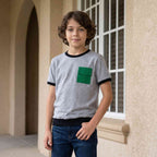 The Weekend Ace Tee | Short Sleeved Grey T-Shirt