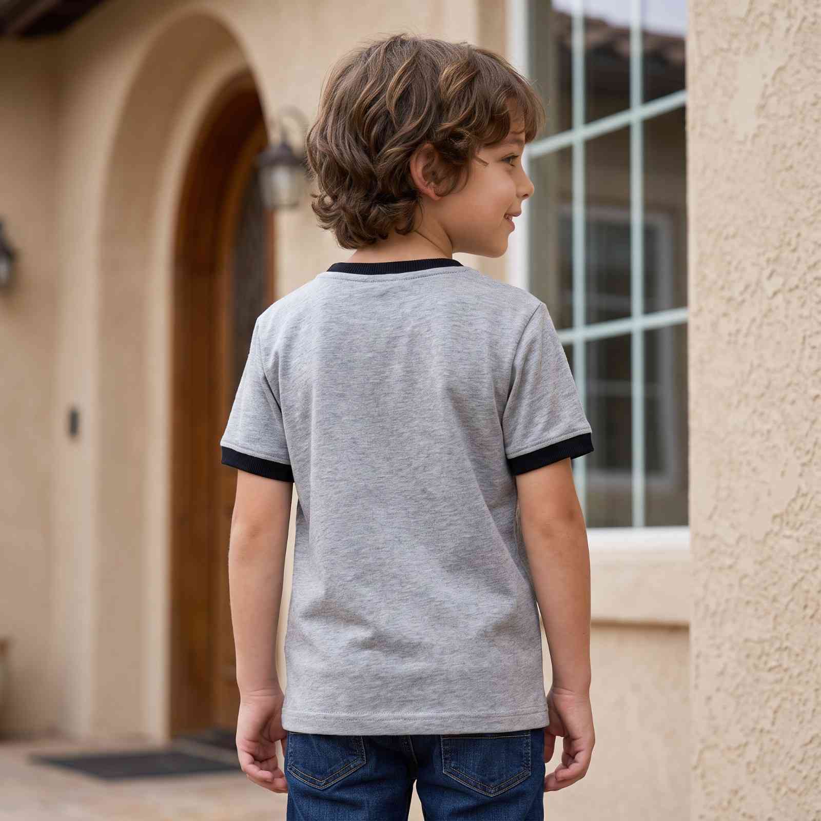 The Weekend Ace Tee | Short Sleeved Grey T-Shirt