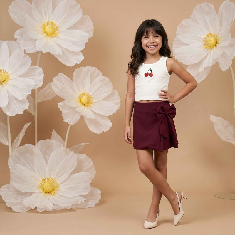 The Scarlet Bow Skirt