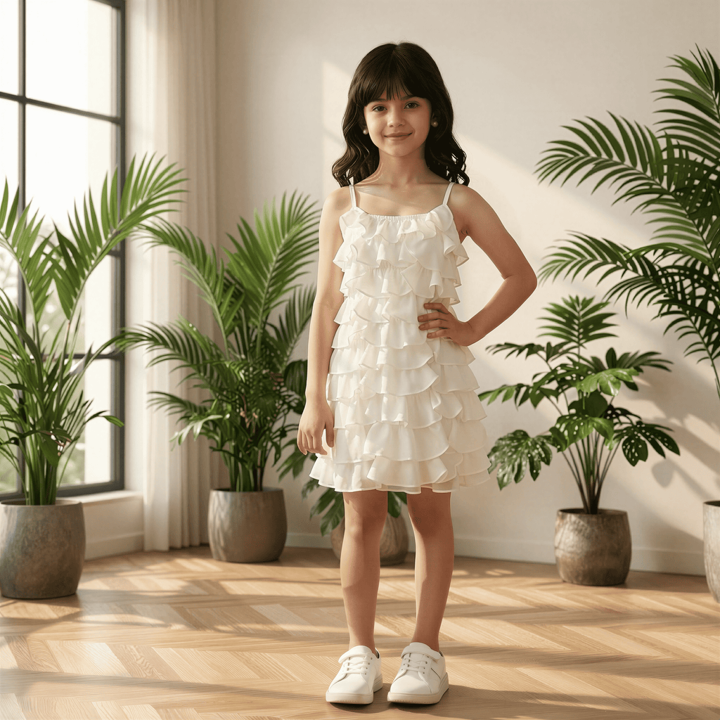 Girls Premium Summer Dress - Sugar Cloud