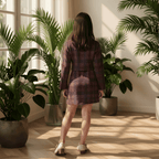 Girls Pixel Boucle Tweed Co-ord Set