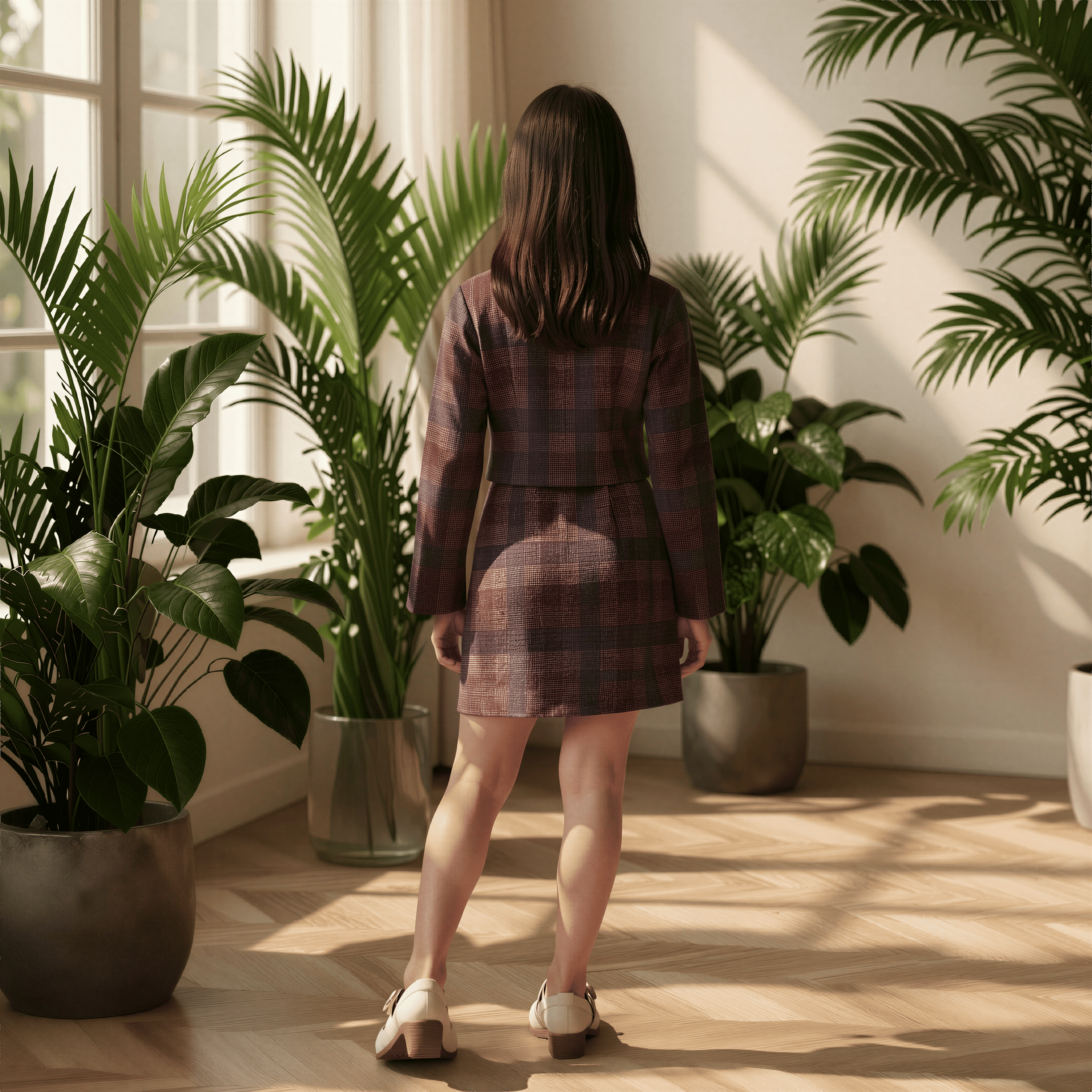 Pixel Tweed Co-ord Set