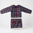 Girls Pixel Boucle Tweed Co-ord Set