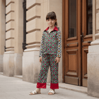Girls Retro Print Co-ord Set