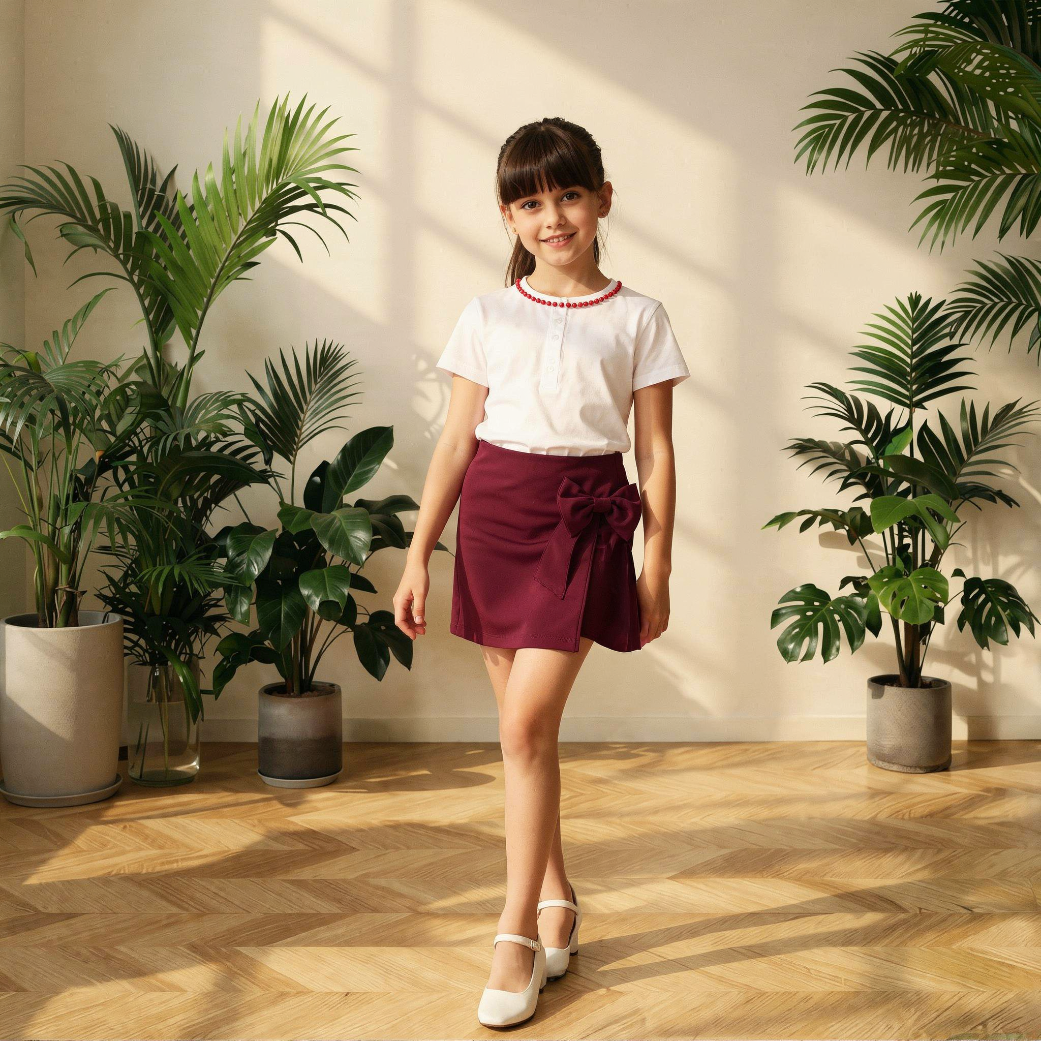 The Scarlet Bow Skirt