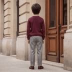 Boys Tailored Contrast Co-ord Set
