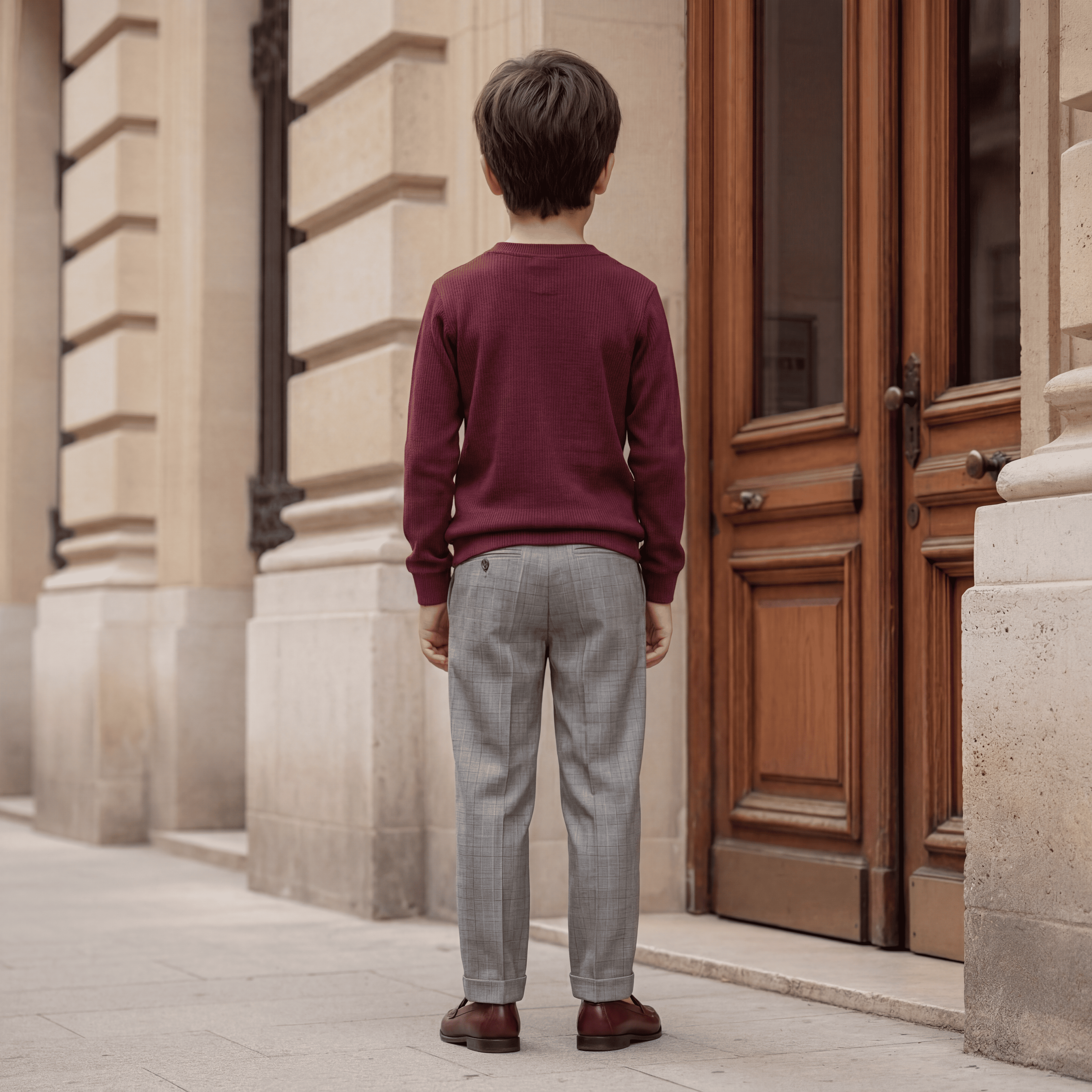 Boys Tailored Contrast Co-ord Set