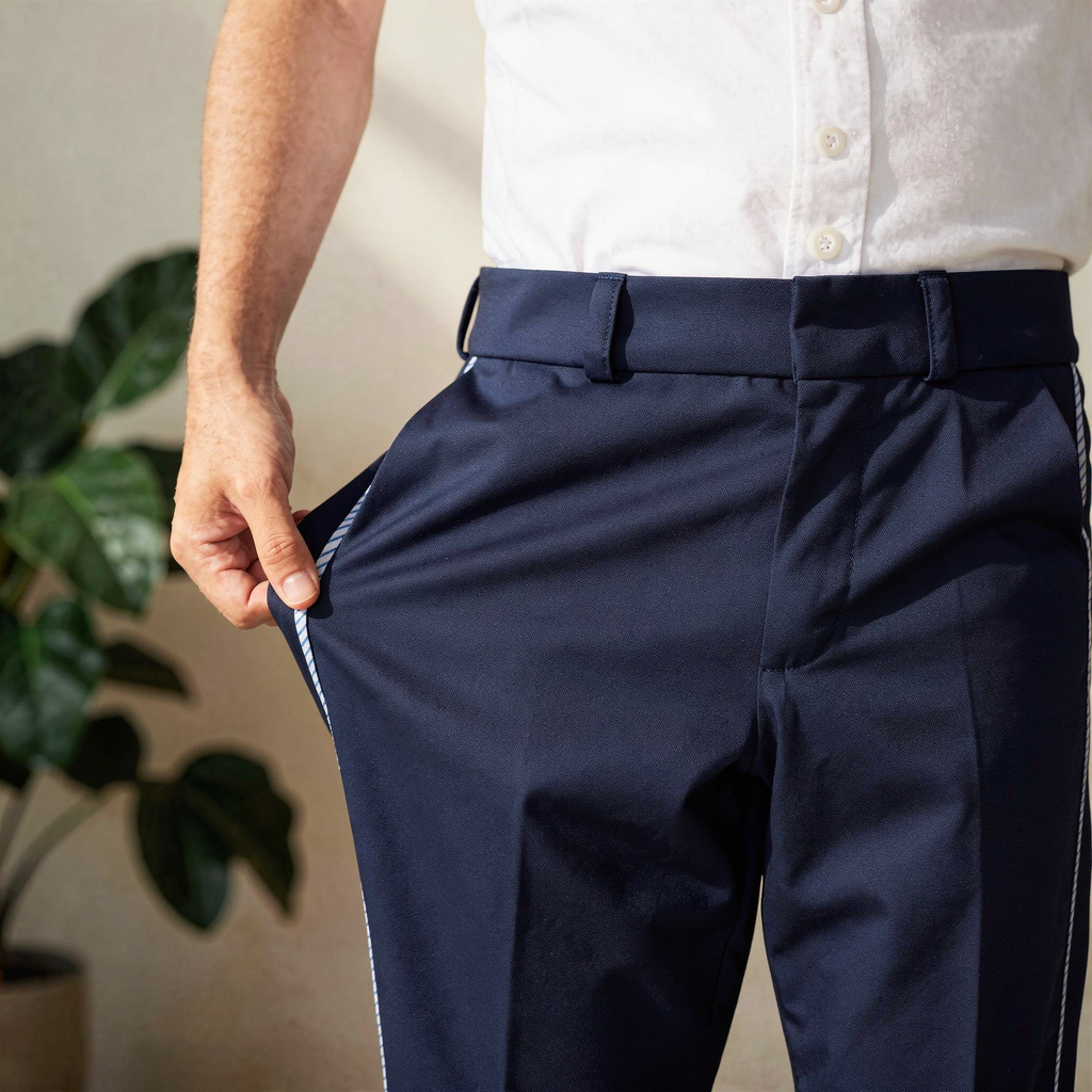 Boys Premium Navy Blue Formal Pants