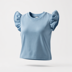 Girls Premium Cotton Summer Co-ord Set - Sunshine Ombre