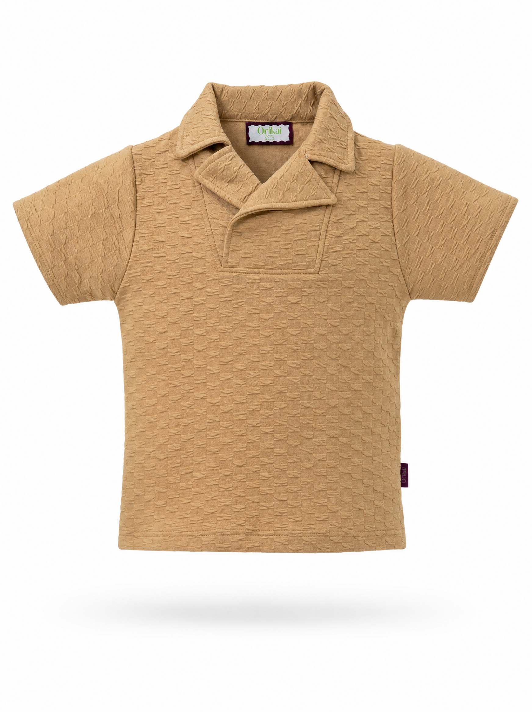 Boys 100% Cotton Textured Cozy Pop T-Shirt