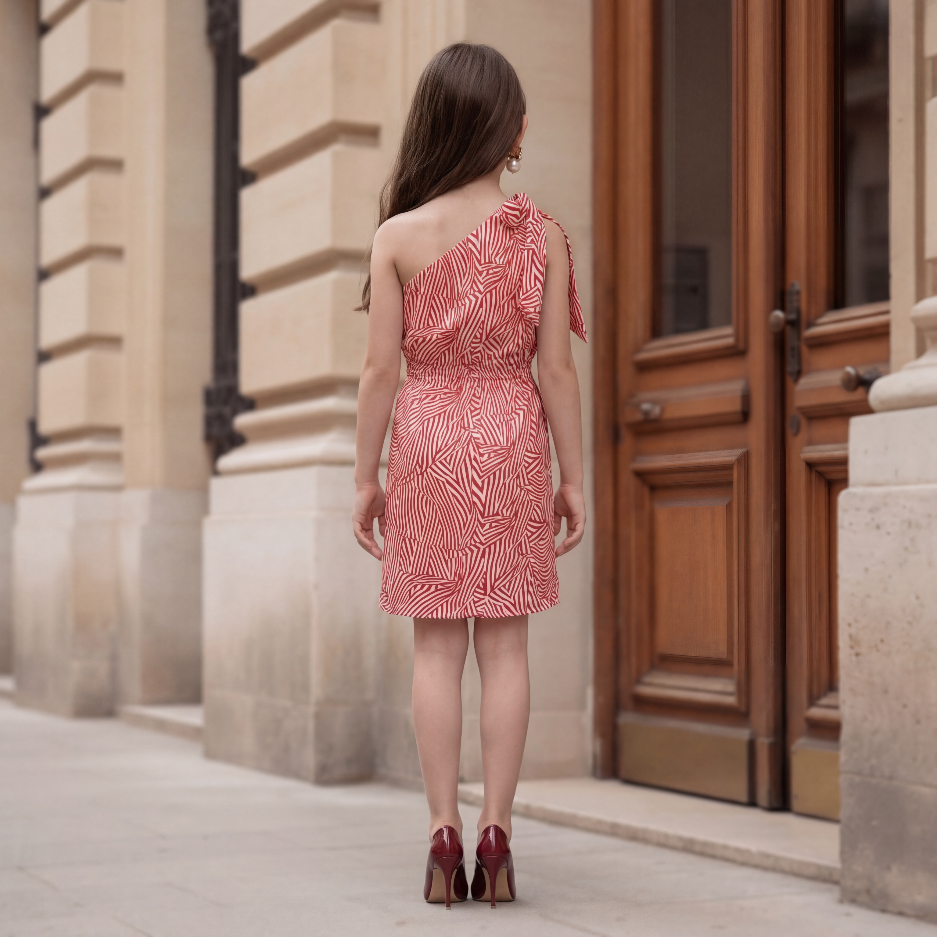 Signature One-Shoulder Prisma Dress