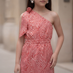 Signature One-Shoulder Prisma Dress