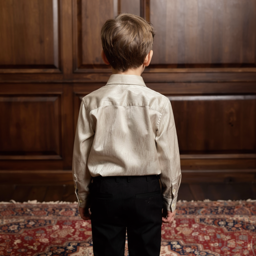 Textured Beige Shirt