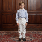 Boys Striped Formal Shirt - Sleek & Sharp