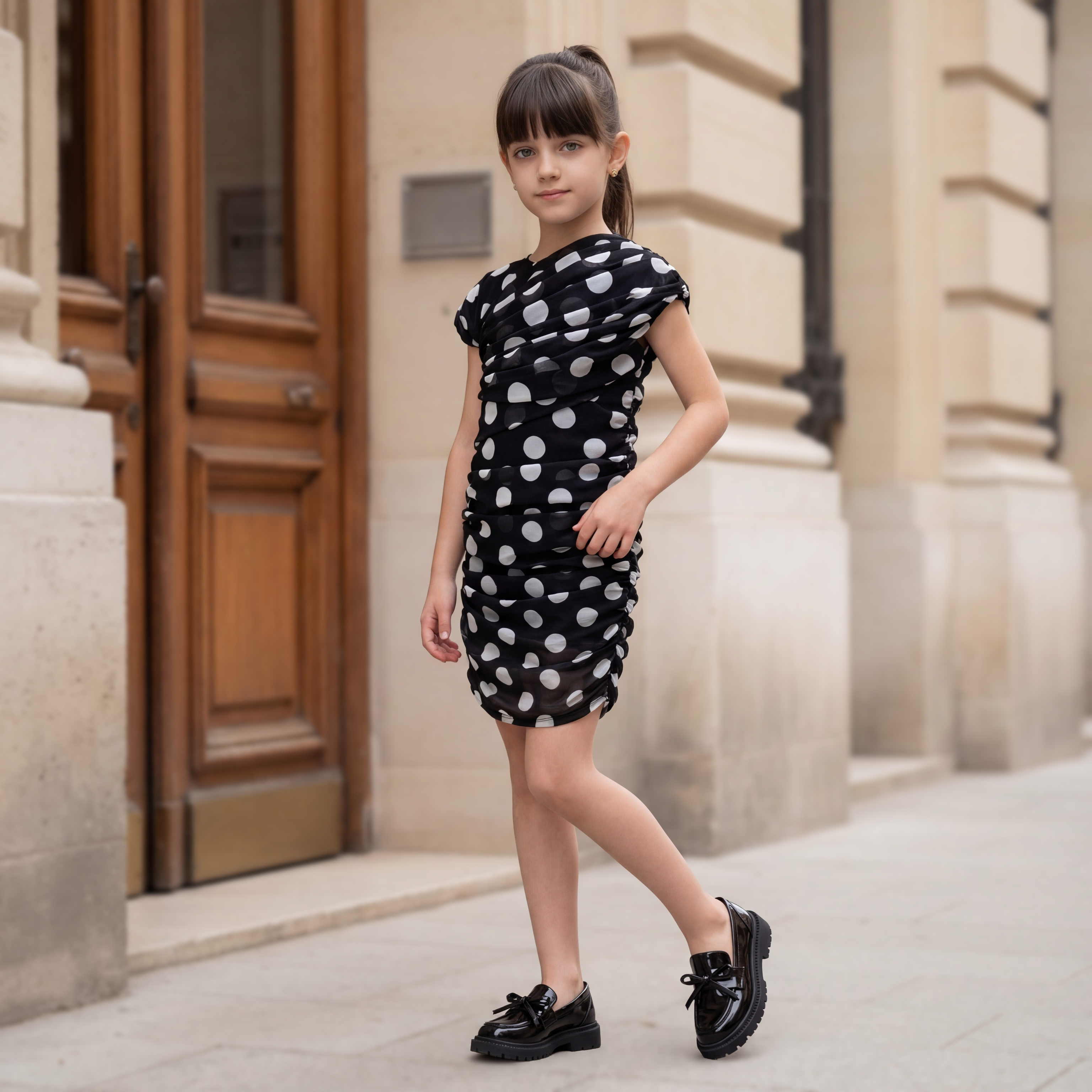 Parisian Draped Dress