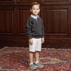 Boys Contrast Collar Sweatshirt - Frame Me Cozy