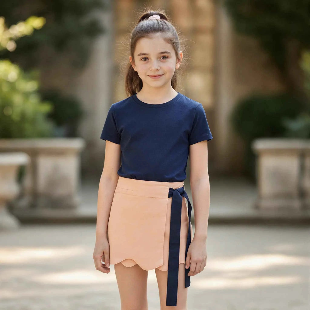 Girls Cotton Soft Serve Skirt