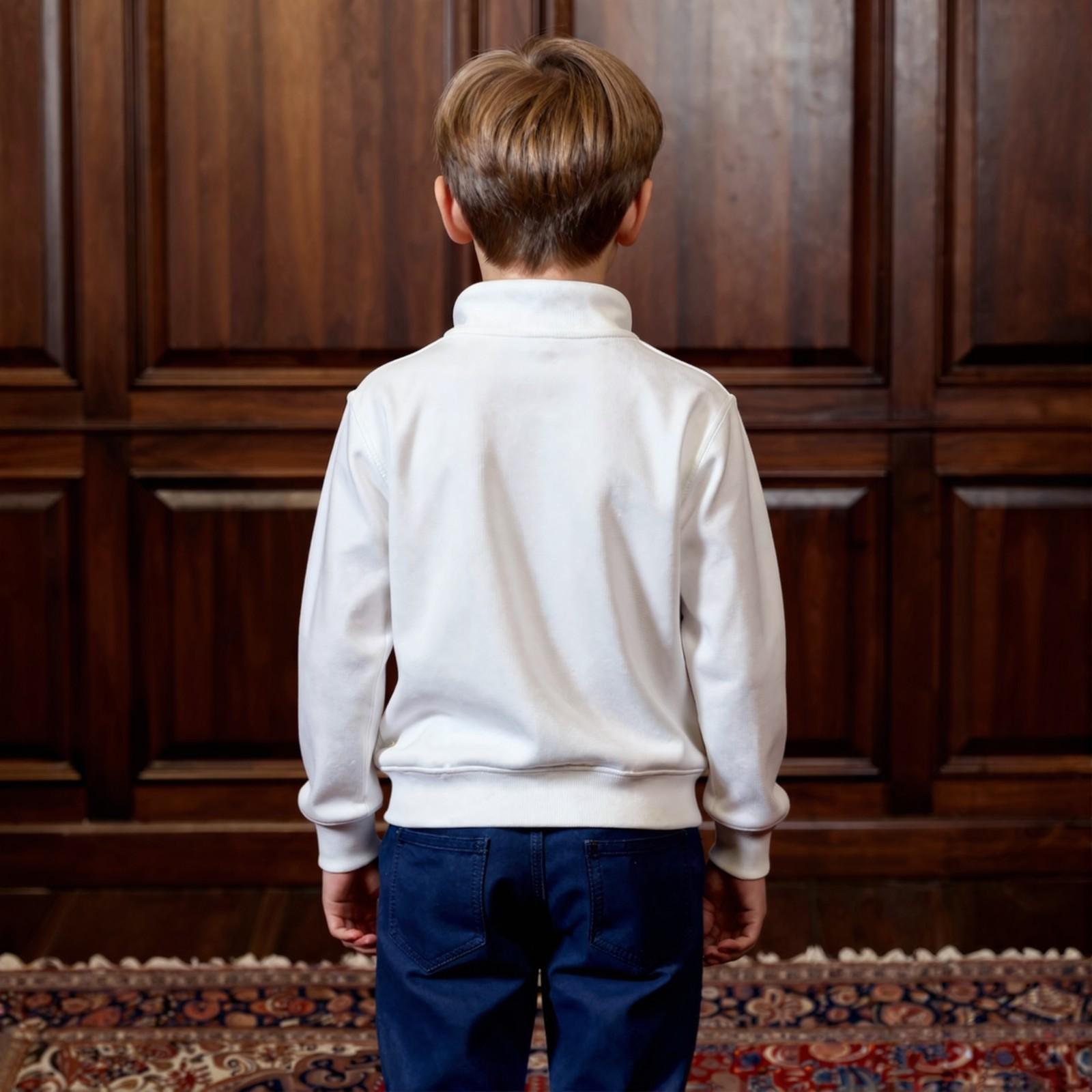 Boys Cotton Zipper Club Sweatshirt