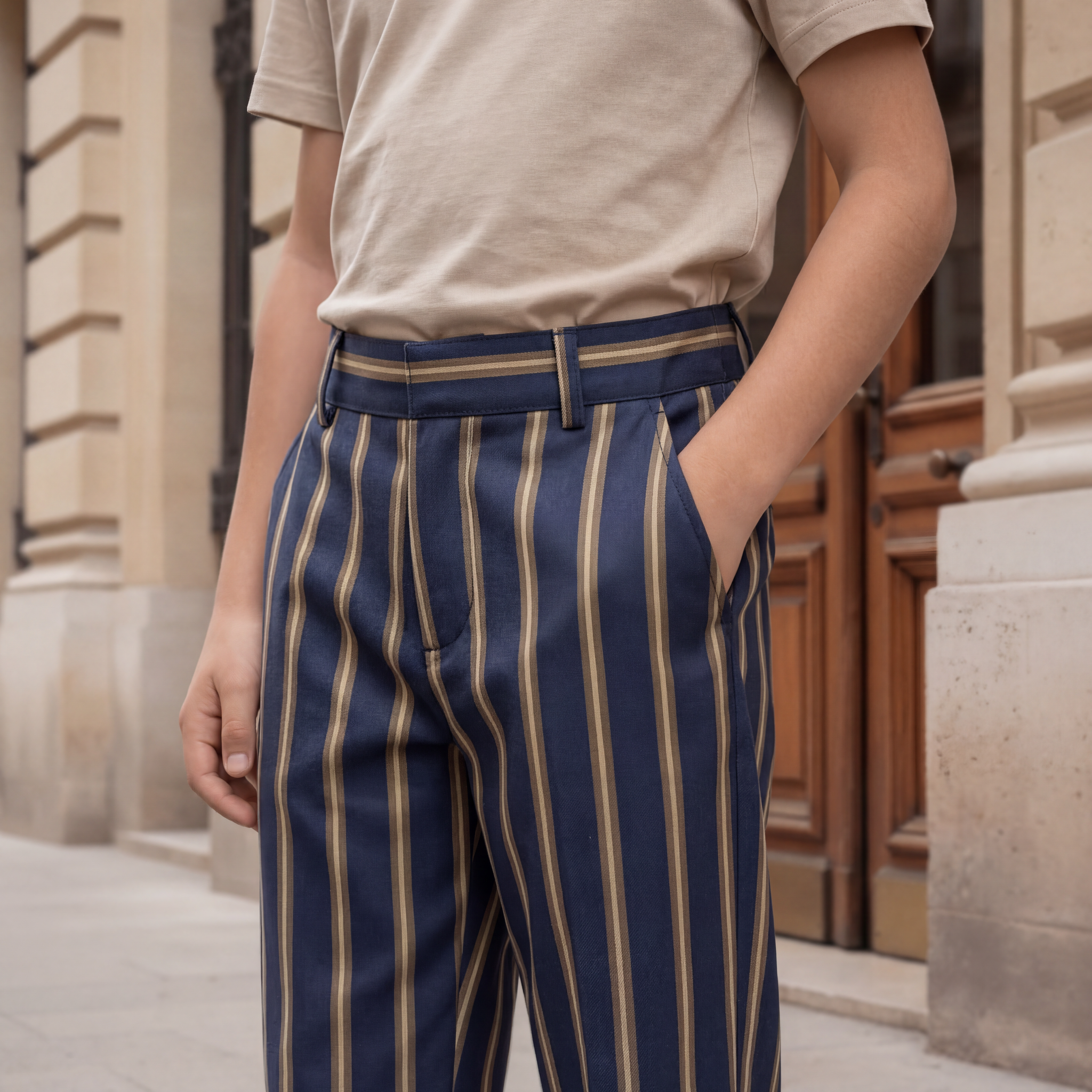 striped pants for boys