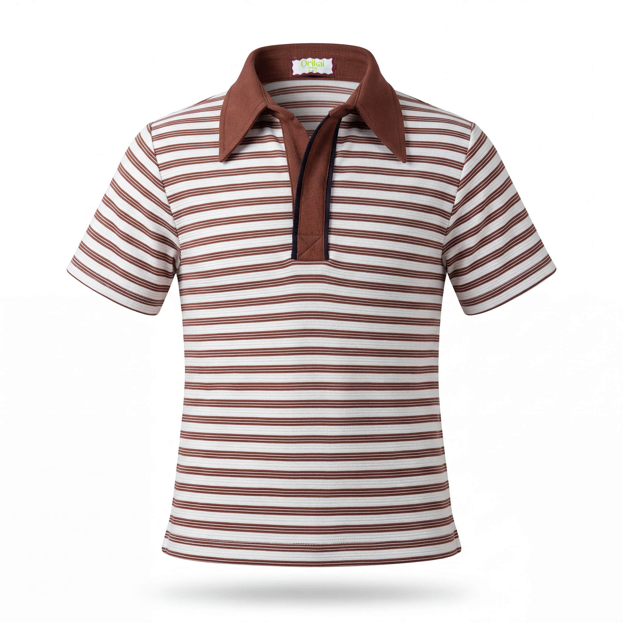 Crossline Knit T-Shirt