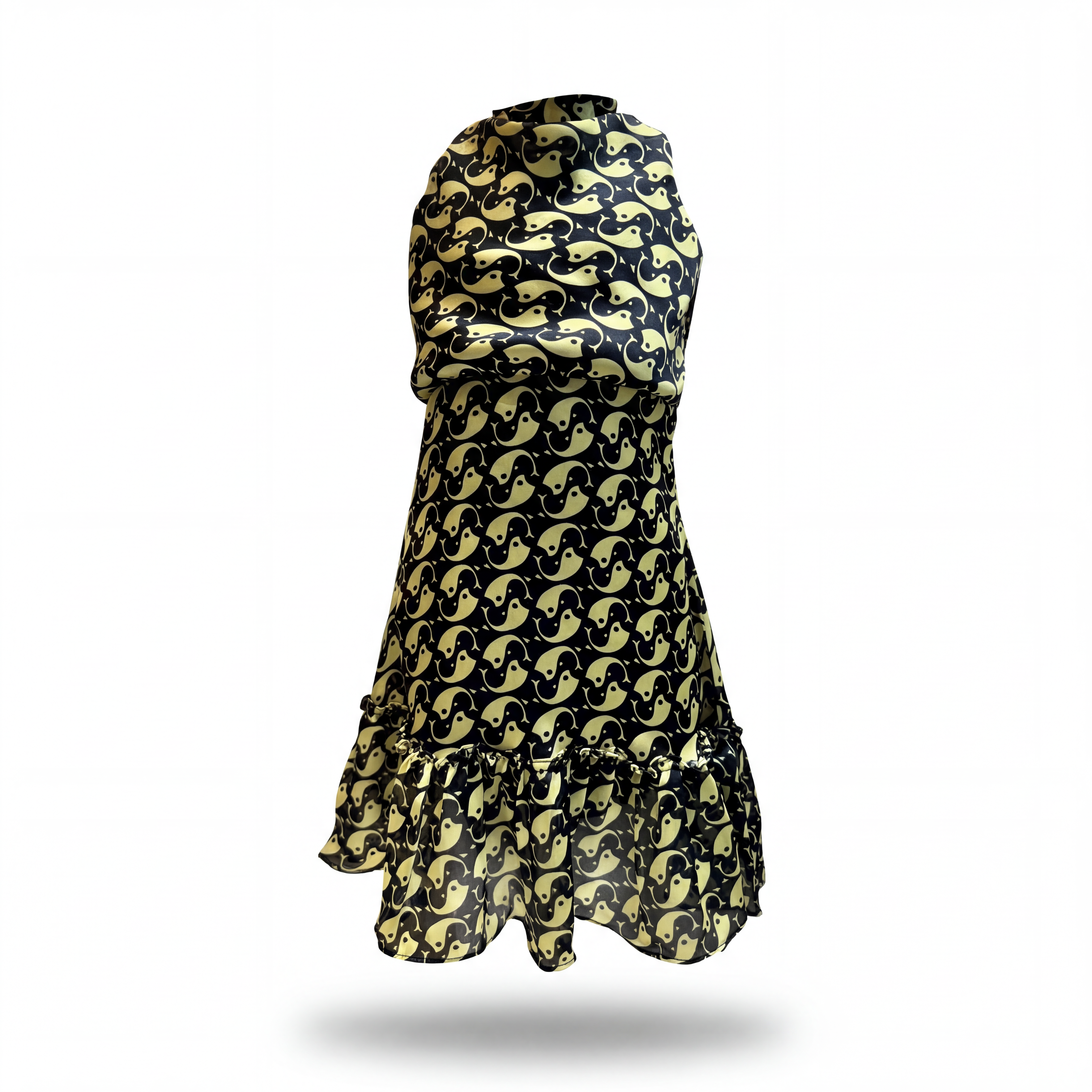 Signature Ruffle Hem Dress