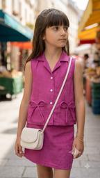Girls Cotton-Linen Summer Heiress Set